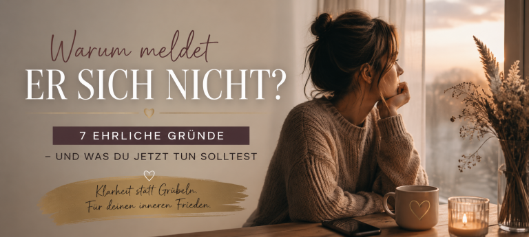 Warum meldet er sich nicht? 7 ehrliche Gründe – und was du jetzt tun solltest