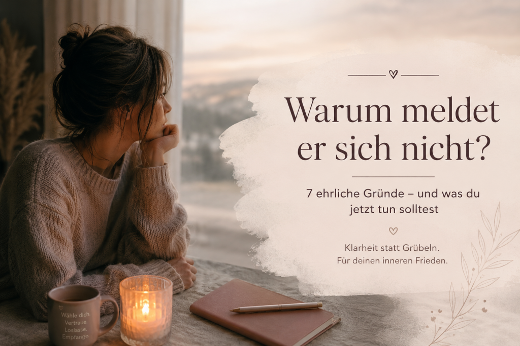Warum meldet er sich nicht mehr? Erfahre 7 ehrliche Gründe für sein Schweigen und wie du wieder Klarheit statt Grübeln findest. Ohne Angstmache – mit ehrlichen Impulsen.