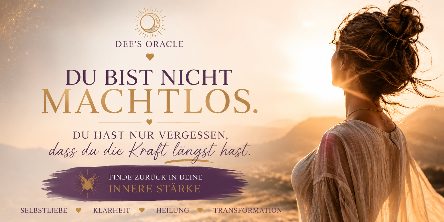 du bist nicht machtlos - hole dir deine Kraft zurück